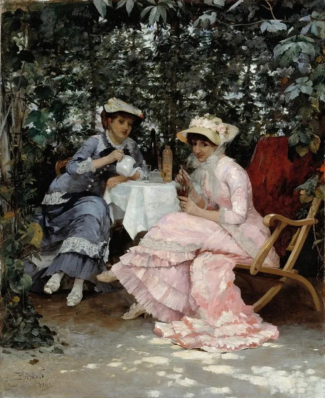Sitting Under The Arbour
