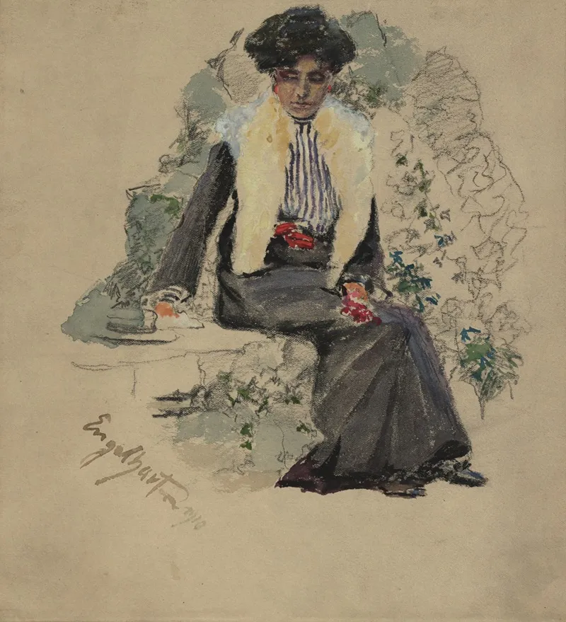 Sitting Woman 5