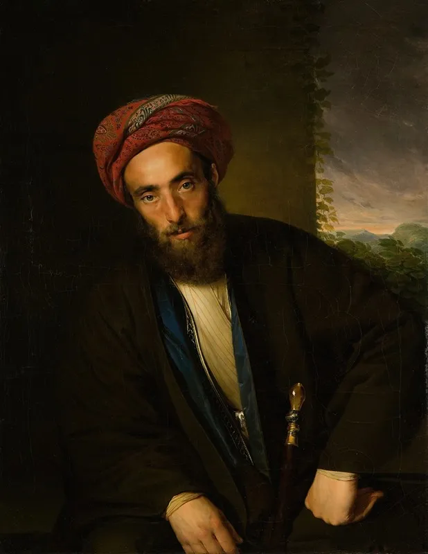 Sitzender Armenier Wall Art by Franz Eybl - High-Resolution Digital Print