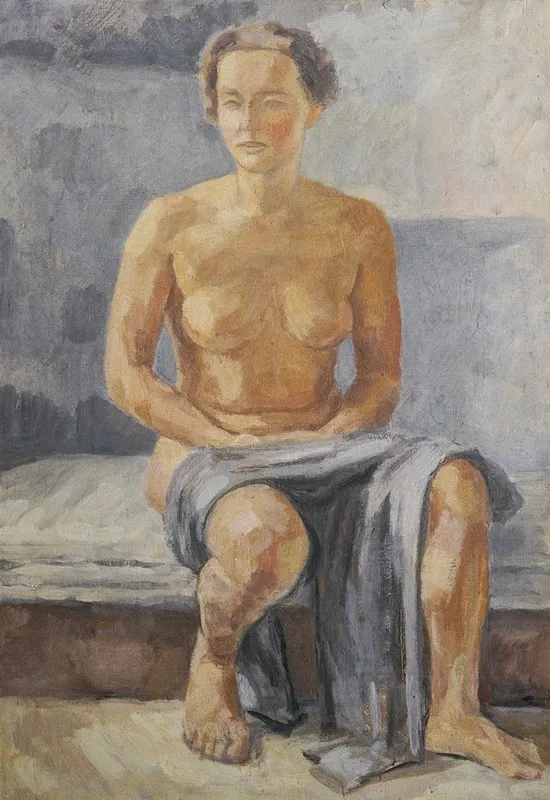 Sitzender Weiblicher Akt 2
