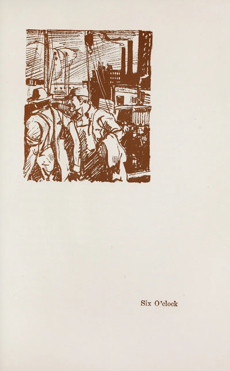 Six Oclock Wall Art by Theodore Dreiser - High-Resolution Digital Print