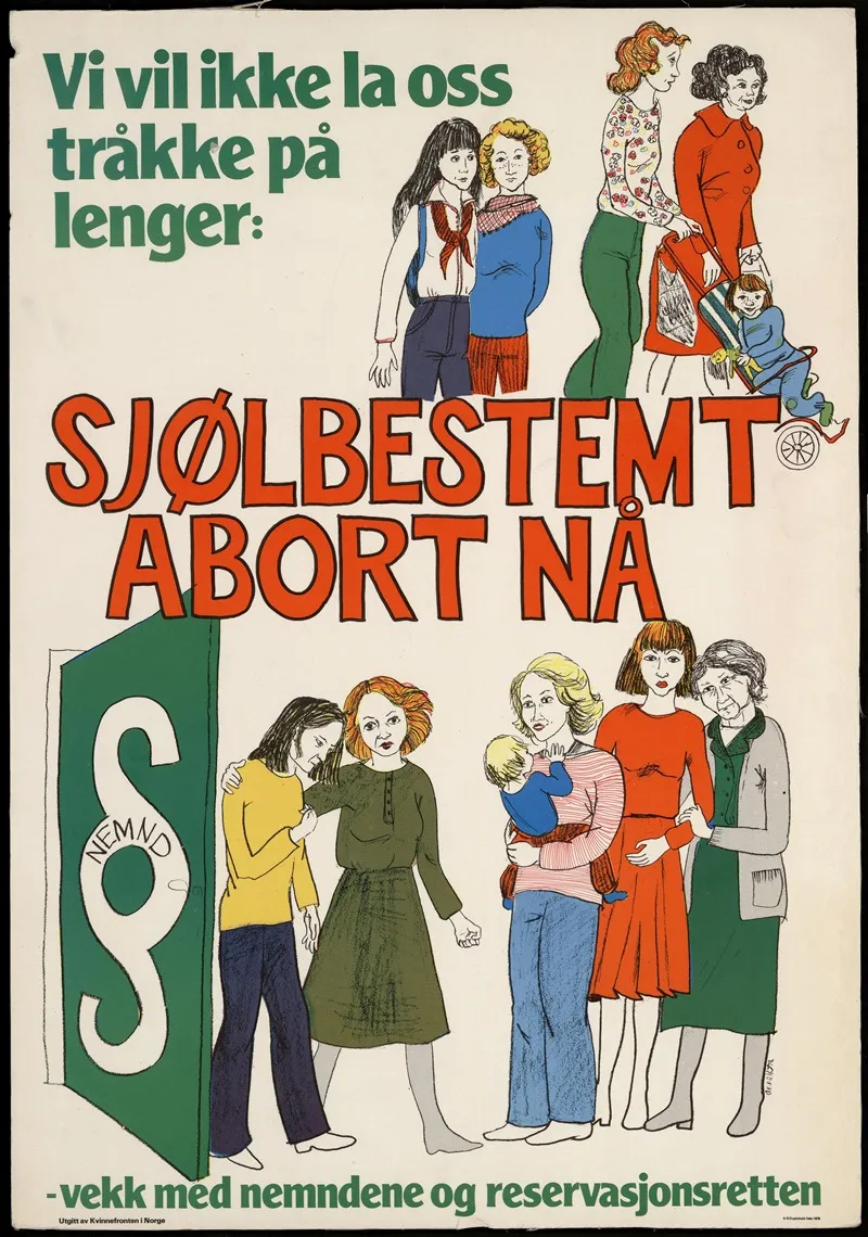 Sjolbestemt Abort Na Vi Vil Ikke La Oss Trakke Pa Lenger Wall Art by Kvinnefronten (The Women's Front) - High-Resolution Digital Print
