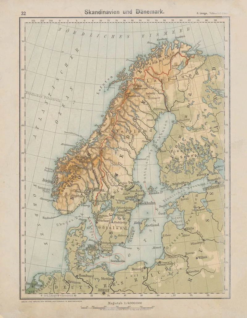 Skandinavien Und Danemark Wall Art by Henry Lange - High-Resolution Digital Print