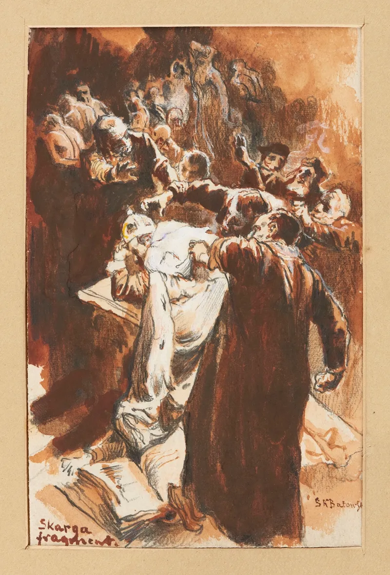 Skargas Sermon Wall Art by Stanisław Batowski-Kaczor - High-Resolution Digital Print