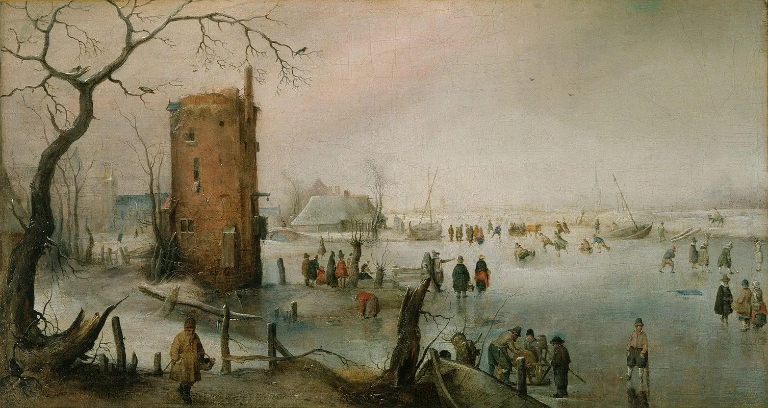 Skating Near A Town