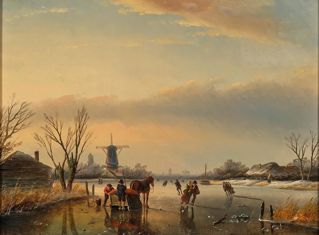 Skating Pleasures 3 Wall Art by Jan Jacob Spohler - High-Resolution Digital Print