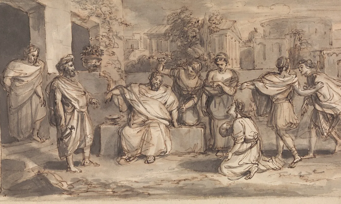 Skech For Timon Of Athens