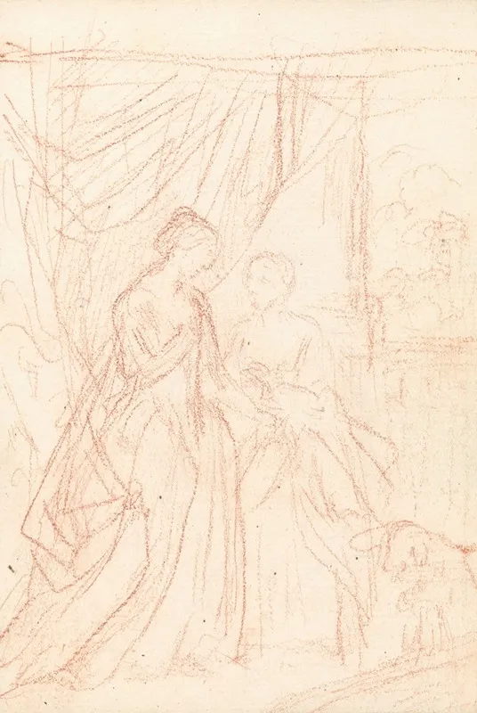 Sketch 9 Wall Art by Benjamin West - High-Resolution Digital Print