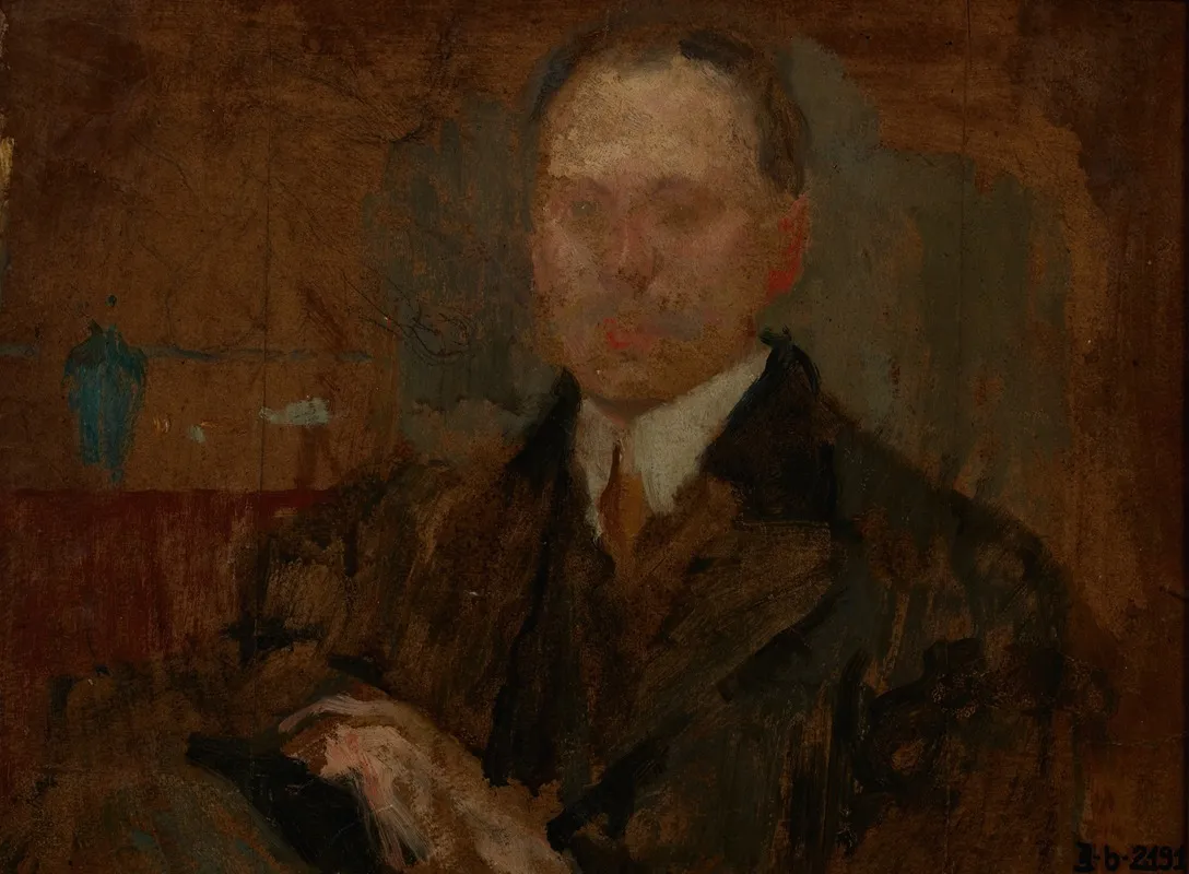 Sketch For A Male Portrait