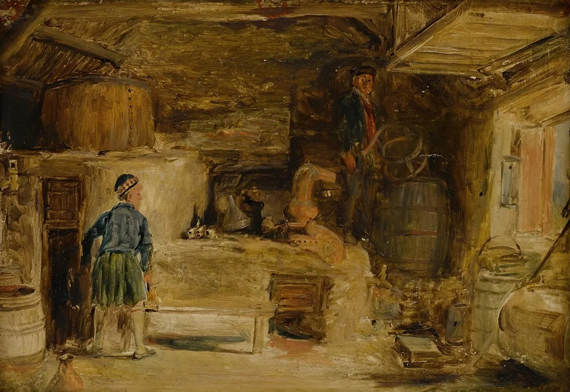 Sketch For A Whisky Still At Lochgilphead