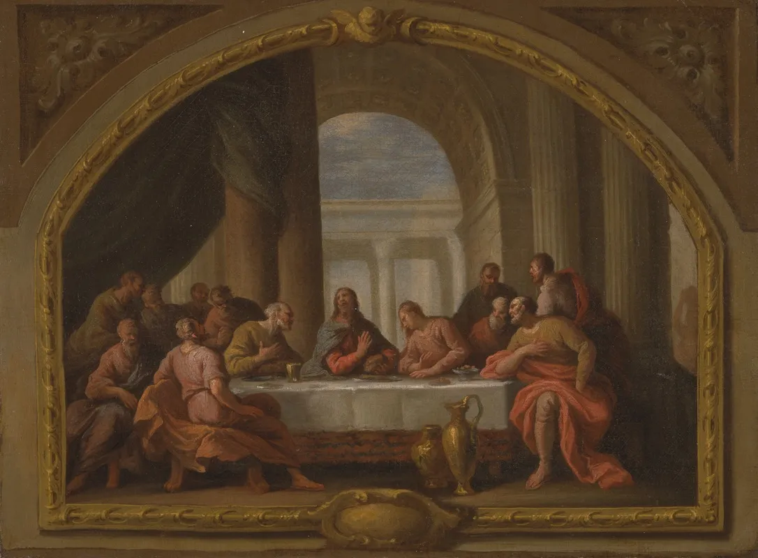 Sketch For The Last Supper St Marys Weymouth