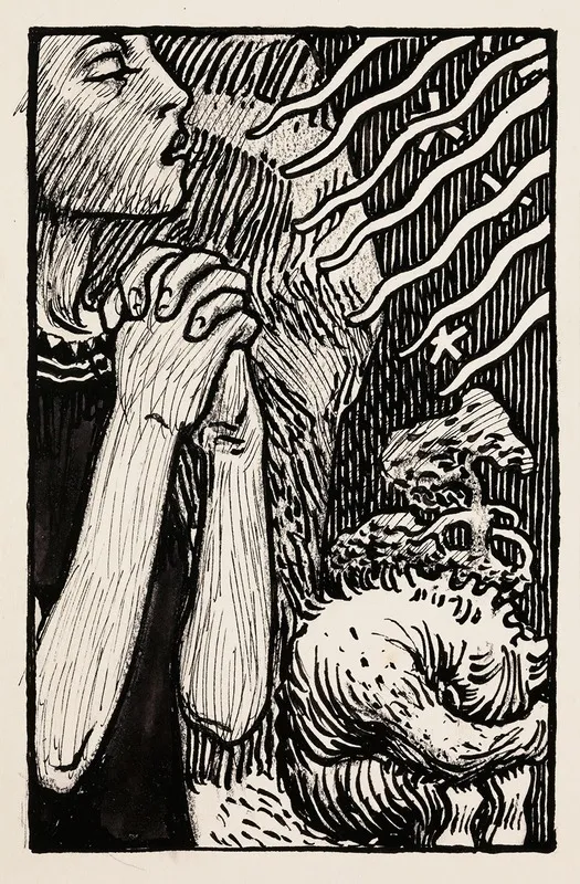 Sketch For The Praying Impene
