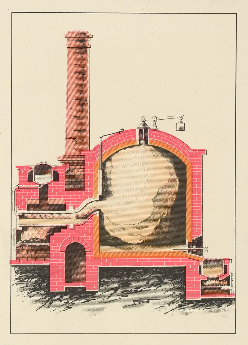 Sketch Illustrating The Process Of Refining Sulfur Wall Art by John Howard Appleton - High-Resolution Digital Print