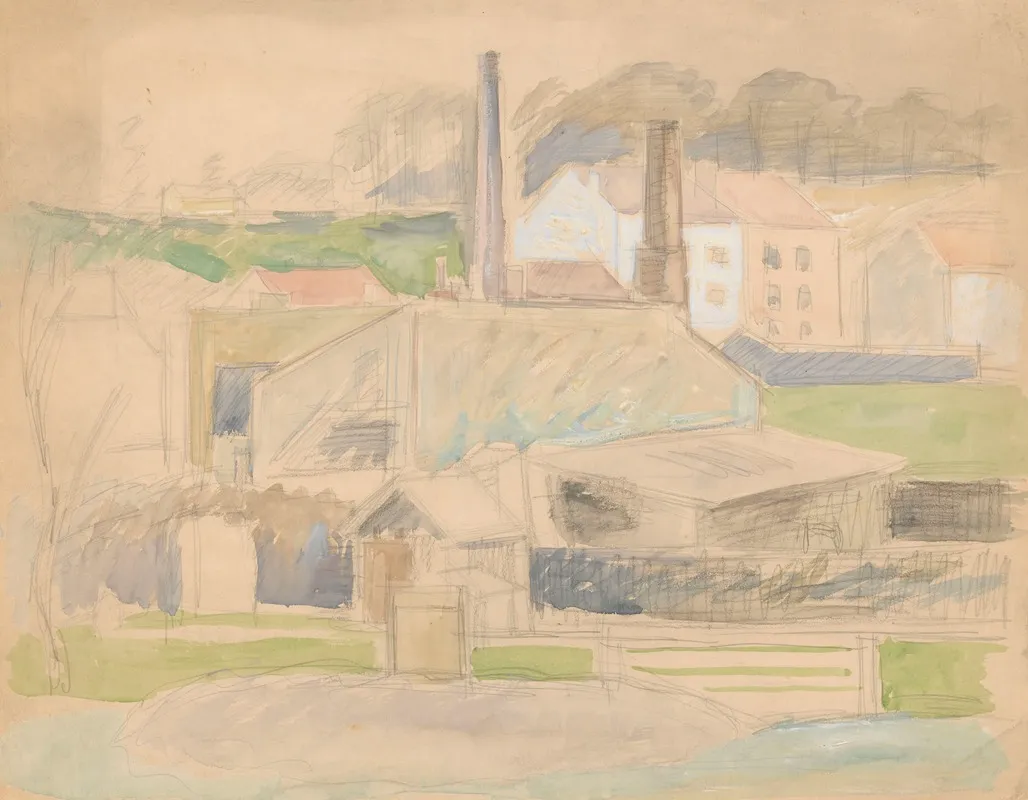 Sketch Of A City Landscape