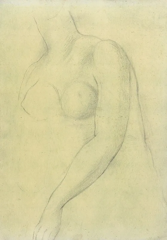 Sketch Of A Female Nude Resembling The Medici Venus 2 Wall Art by Joseph Wright of Derby - High-Resolution Digital Print