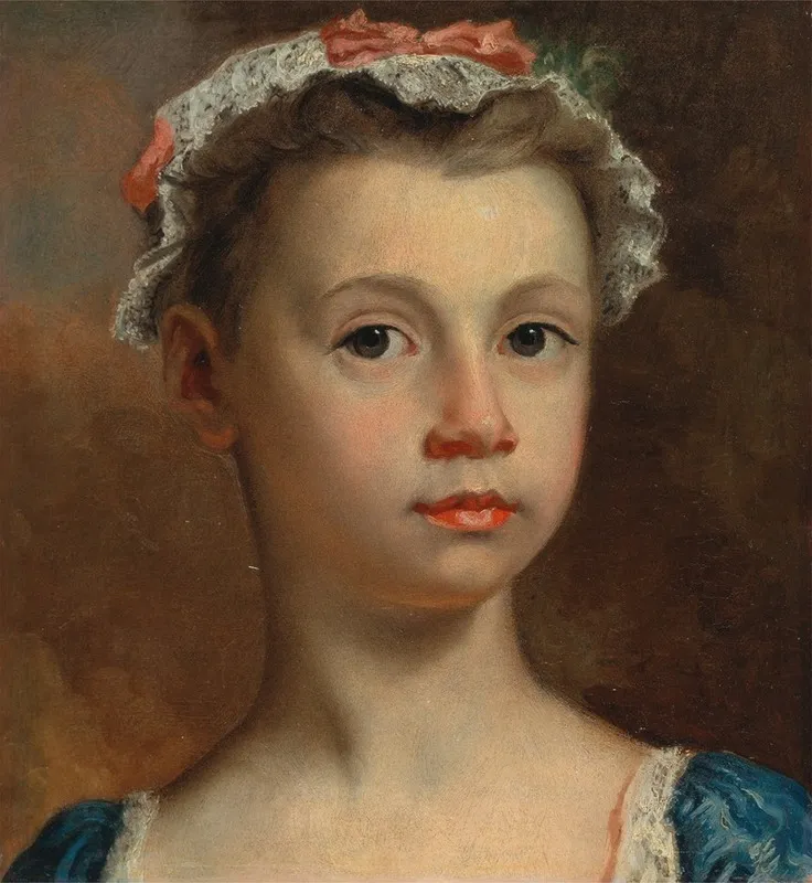 Sketch Of A Young Girl Wall Art by Joseph Highmore - High-Resolution Digital Print