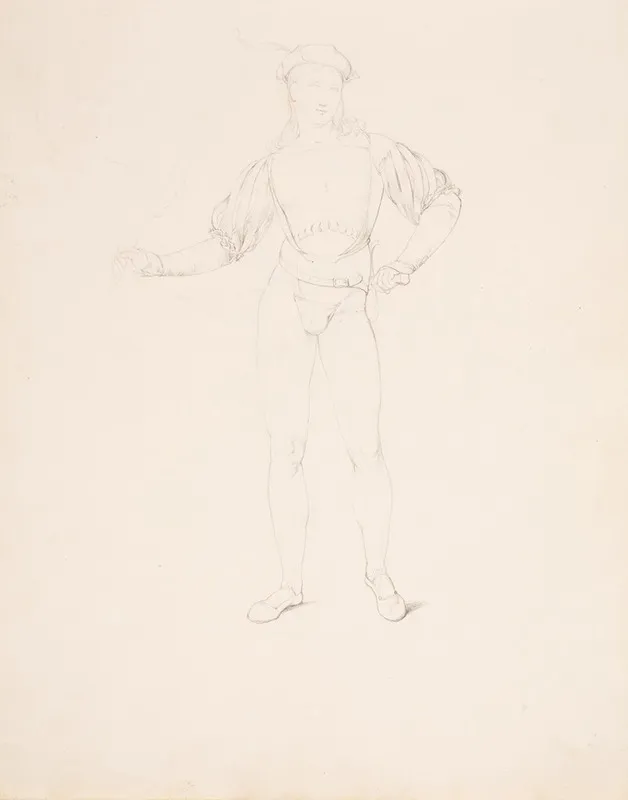 Sketchbook Drawings Pl8 Wall Art by Erasmus Von Engert - High-Resolution Digital Print