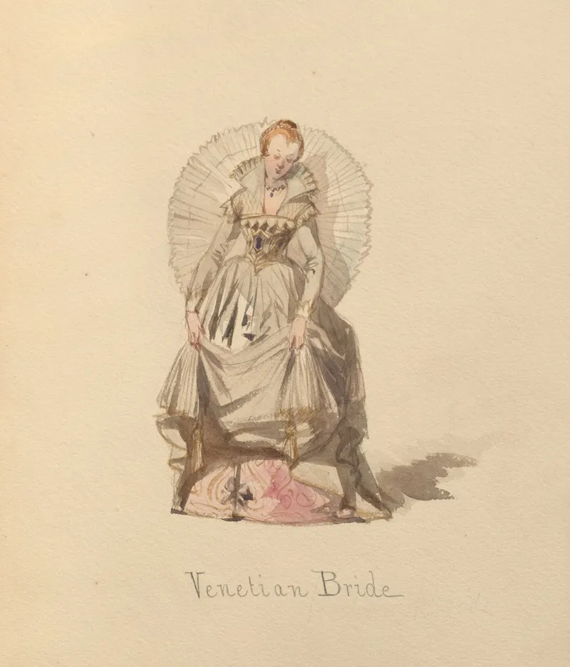 Sketches Of Costume Pl 002 Wall Art by John Richard Coke Smyth - High-Resolution Digital Print