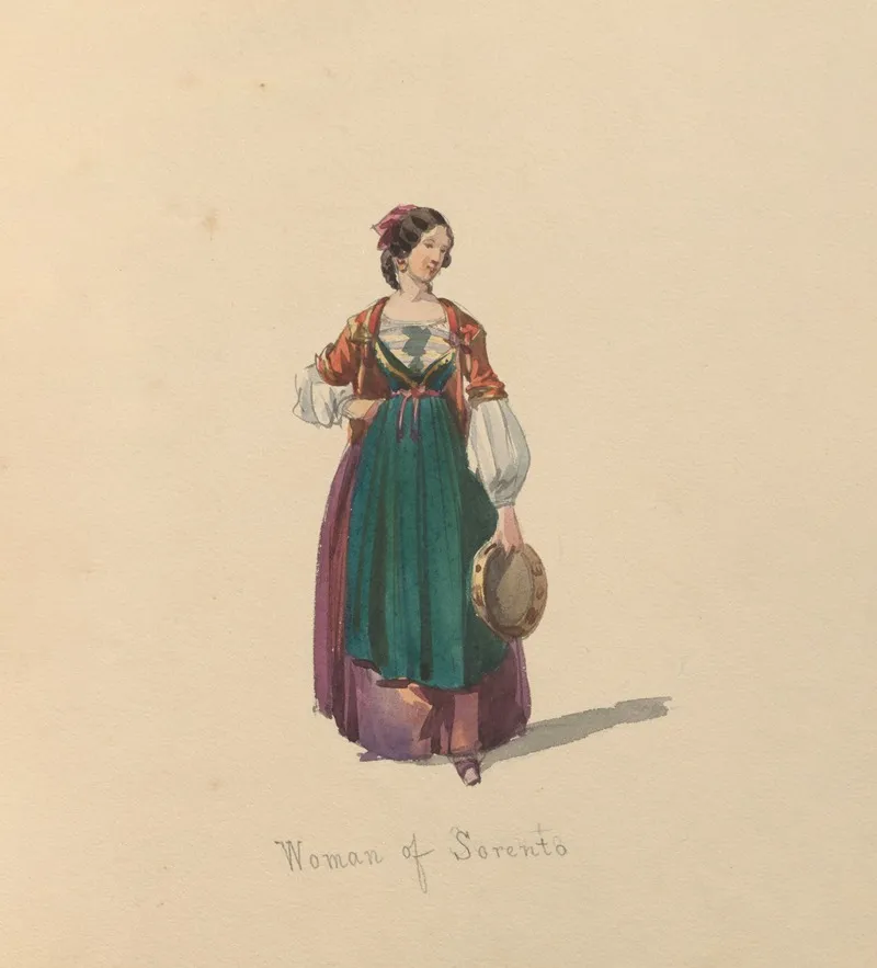 Sketches Of Costume Pl 003 Wall Art by John Richard Coke Smyth - High-Resolution Digital Print