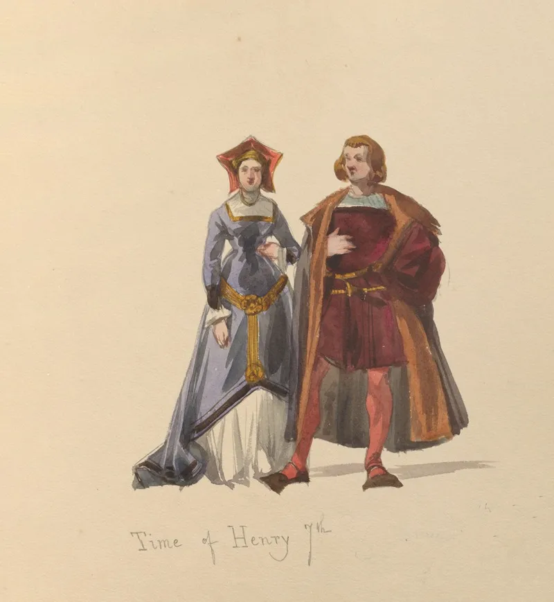 Sketches Of Costume Pl 007 Wall Art by John Richard Coke Smyth - High-Resolution Digital Print