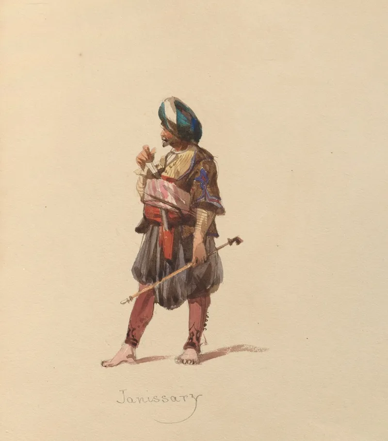 Sketches Of Costume Pl 008 Wall Art by John Richard Coke Smyth - High-Resolution Digital Print