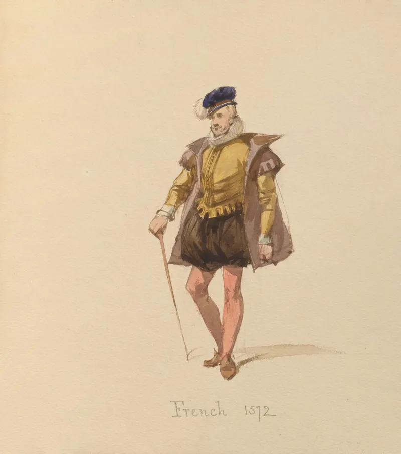 Sketches Of Costume Pl 012 Wall Art by John Richard Coke Smyth - High-Resolution Digital Print