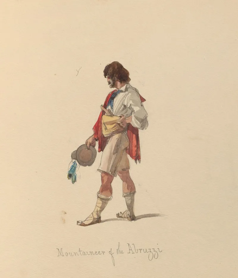 Sketches Of Costume Pl 016 Wall Art by John Richard Coke Smyth - High-Resolution Digital Print