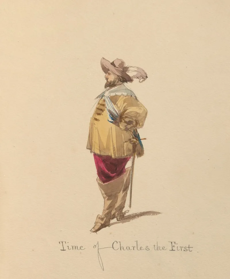 Sketches Of Costume Pl 017 Wall Art by John Richard Coke Smyth - High-Resolution Digital Print