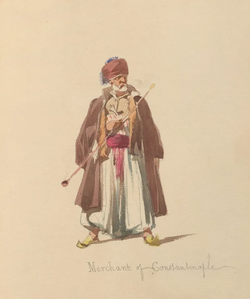 Sketches Of Costume Pl 018 Wall Art by John Richard Coke Smyth - High-Resolution Digital Print