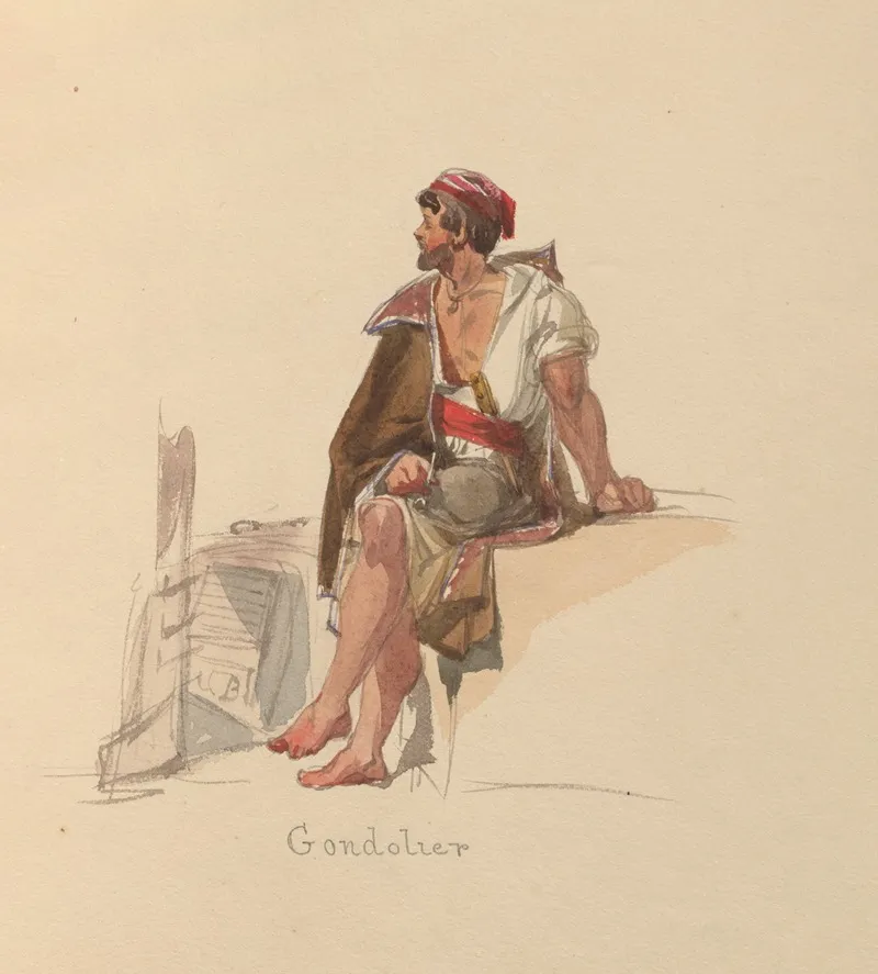 Sketches Of Costume Pl 020 Wall Art by John Richard Coke Smyth - High-Resolution Digital Print