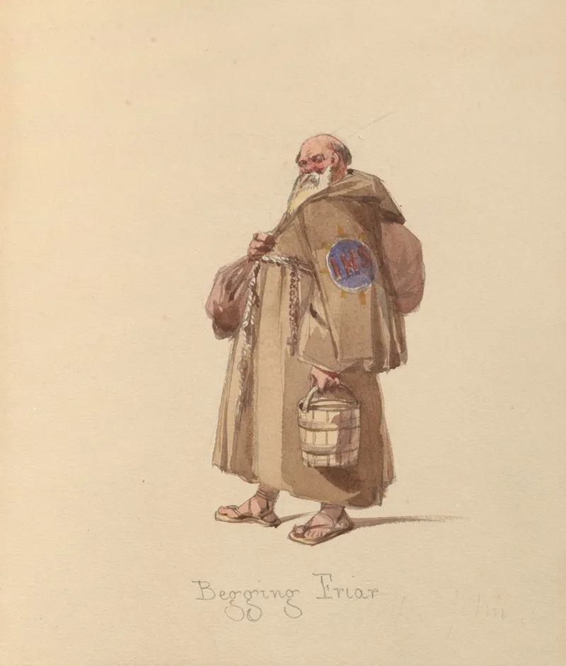 Sketches Of Costume Pl 023 Wall Art by John Richard Coke Smyth - High-Resolution Digital Print