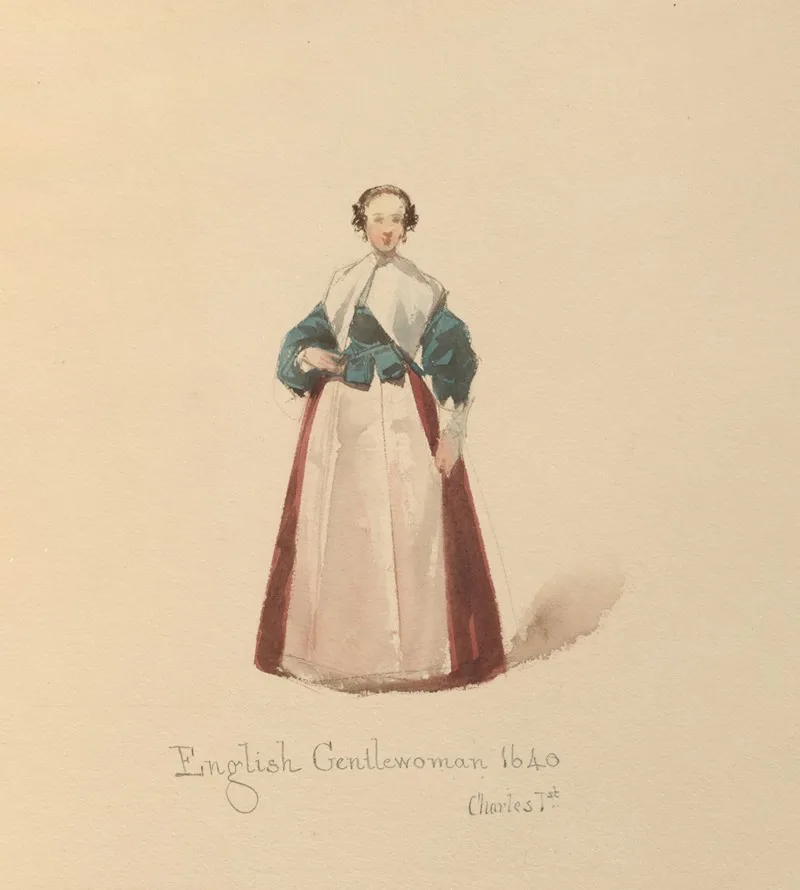 Sketches Of Costume Pl 037 Wall Art by John Richard Coke Smyth - High-Resolution Digital Print