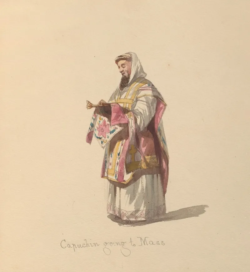 Sketches Of Costume Pl 053 Wall Art by John Richard Coke Smyth - High-Resolution Digital Print