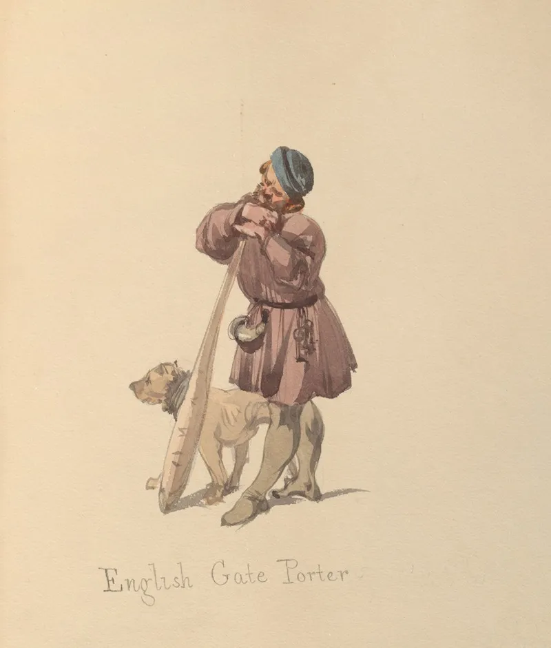 Sketches Of Costume Pl 061 Wall Art by John Richard Coke Smyth - High-Resolution Digital Print
