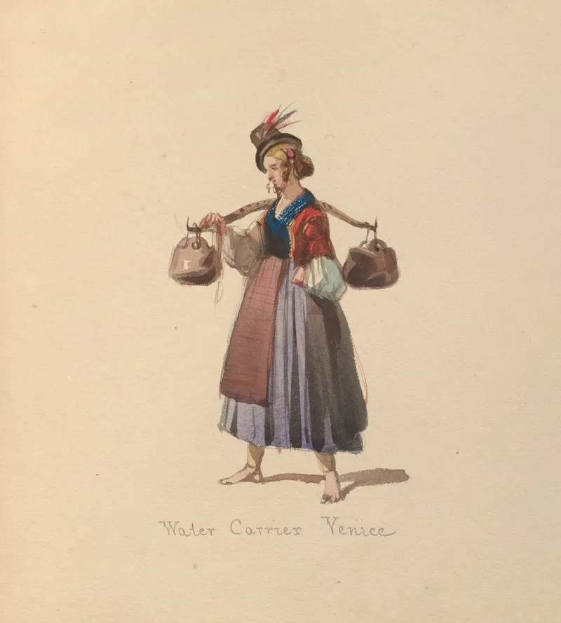 Sketches Of Costume Pl 063 Wall Art by John Richard Coke Smyth - High-Resolution Digital Print
