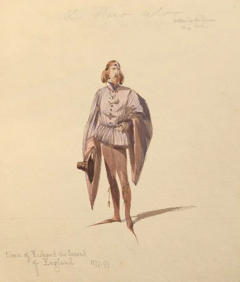 Sketches Of Costume Pl 067 Wall Art by John Richard Coke Smyth - High-Resolution Digital Print