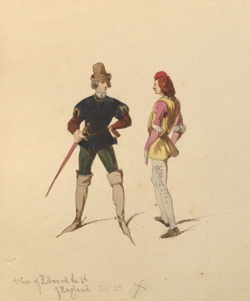 Sketches Of Costume Pl 074 Wall Art by John Richard Coke Smyth - High-Resolution Digital Print