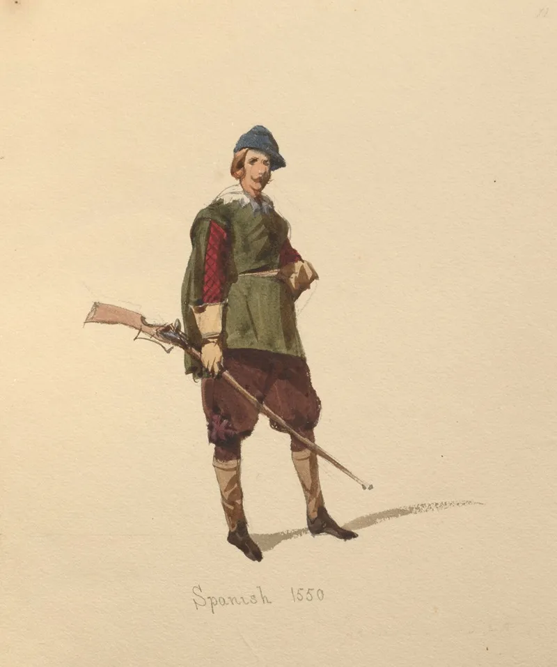 Sketches Of Costume Pl 076 Wall Art by John Richard Coke Smyth - High-Resolution Digital Print