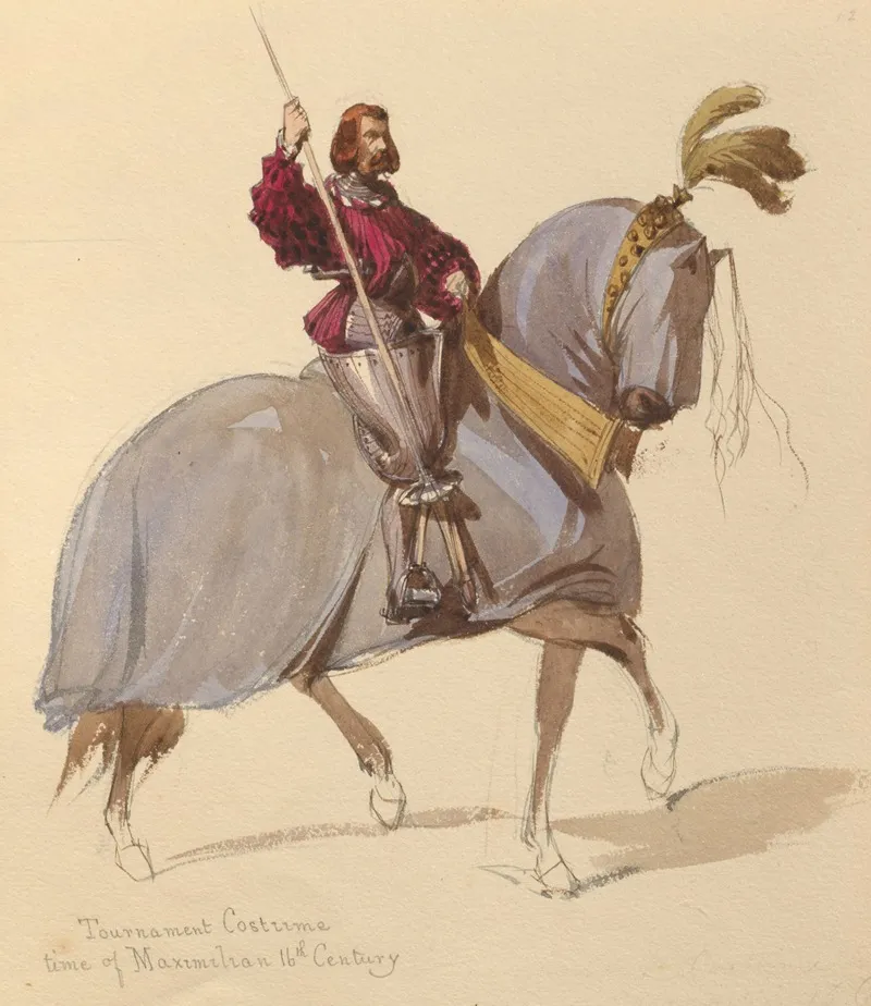 Sketches Of Costume Pl 077 Wall Art by John Richard Coke Smyth - High-Resolution Digital Print