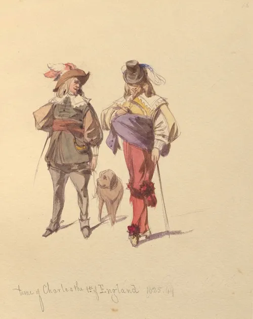 Sketches Of Costume Pl 081 Wall Art by John Richard Coke Smyth - High-Resolution Digital Print