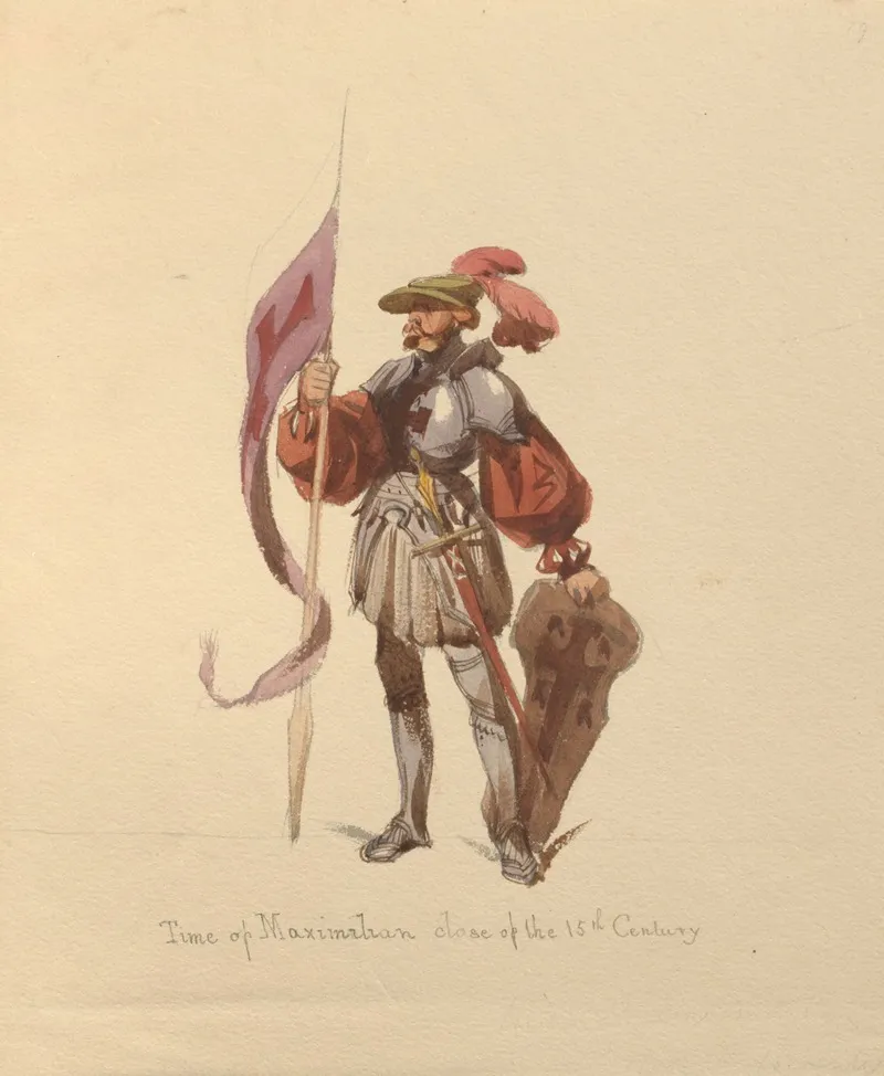 Sketches Of Costume Pl 084 Wall Art by John Richard Coke Smyth - High-Resolution Digital Print