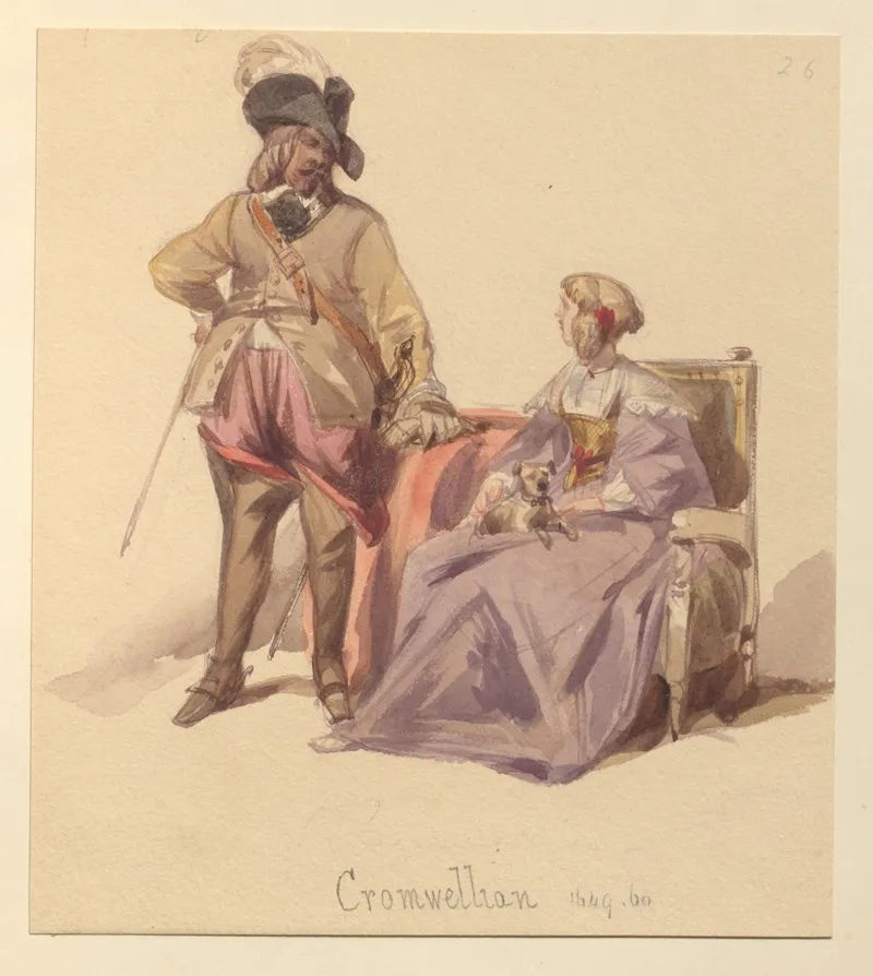 Sketches Of Costume Pl 091 Wall Art by John Richard Coke Smyth - High-Resolution Digital Print