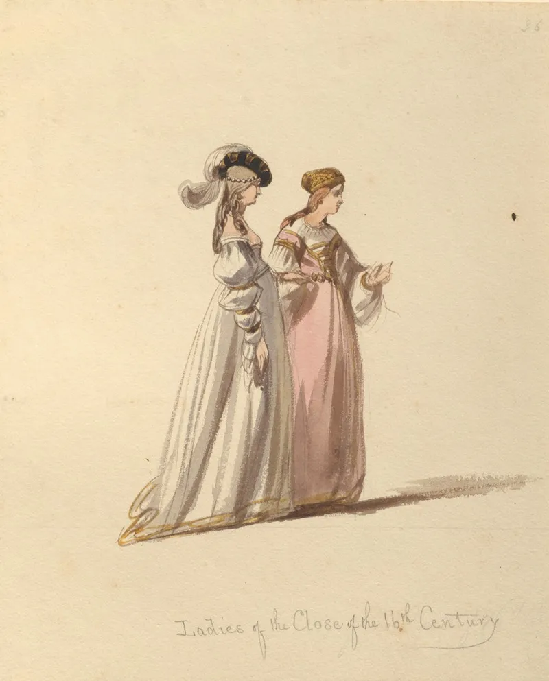 Sketches Of Costume Pl 101 Wall Art by John Richard Coke Smyth - High-Resolution Digital Print