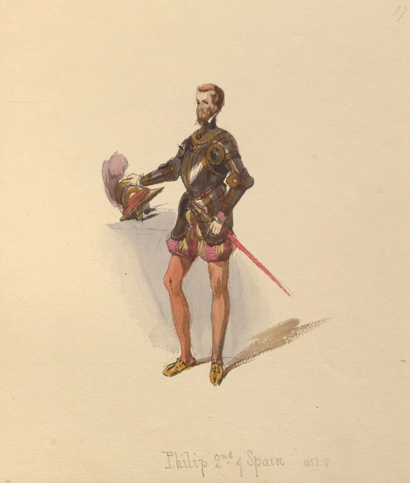 Sketches Of Costume Pl 102 Wall Art by John Richard Coke Smyth - High-Resolution Digital Print