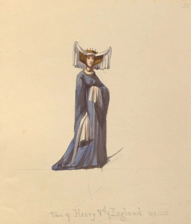 Sketches Of Costume Pl 103 Wall Art by John Richard Coke Smyth - High-Resolution Digital Print