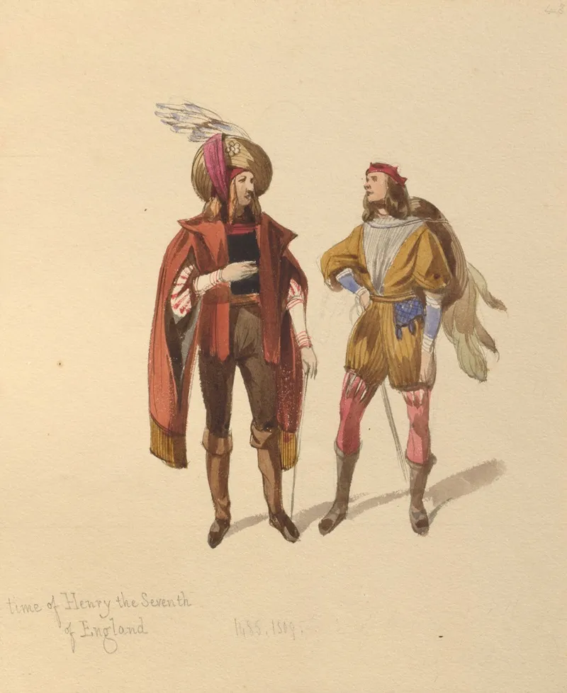 Sketches Of Costume Pl 108 Wall Art by John Richard Coke Smyth - High-Resolution Digital Print