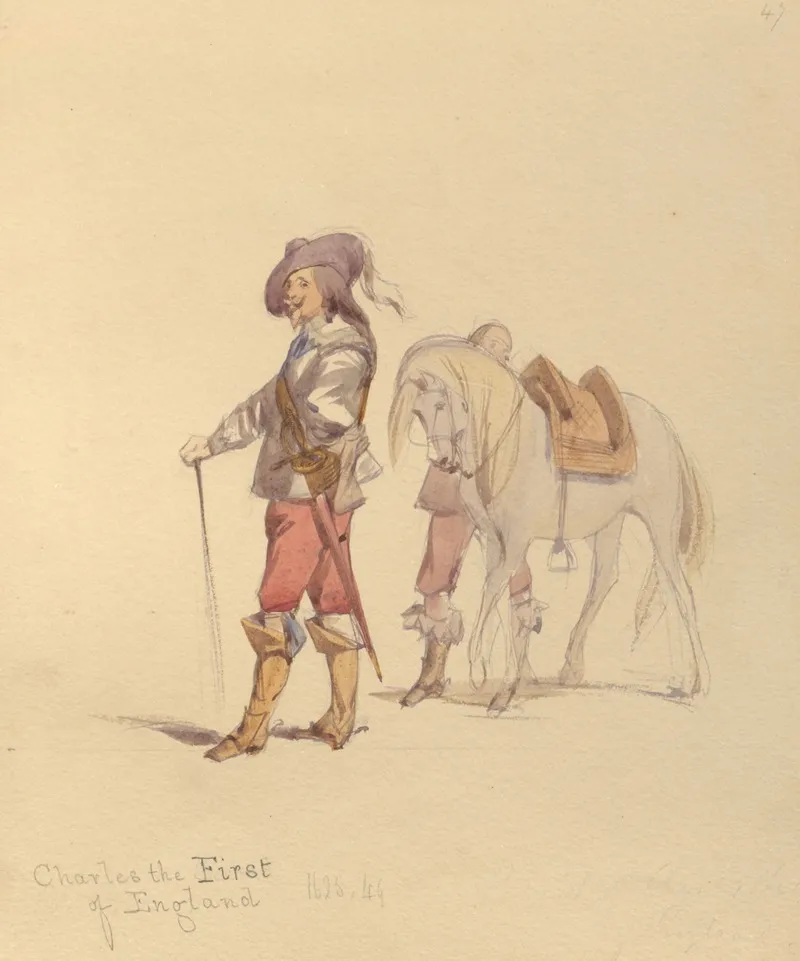 Sketches Of Costume Pl 112 Wall Art by John Richard Coke Smyth - High-Resolution Digital Print