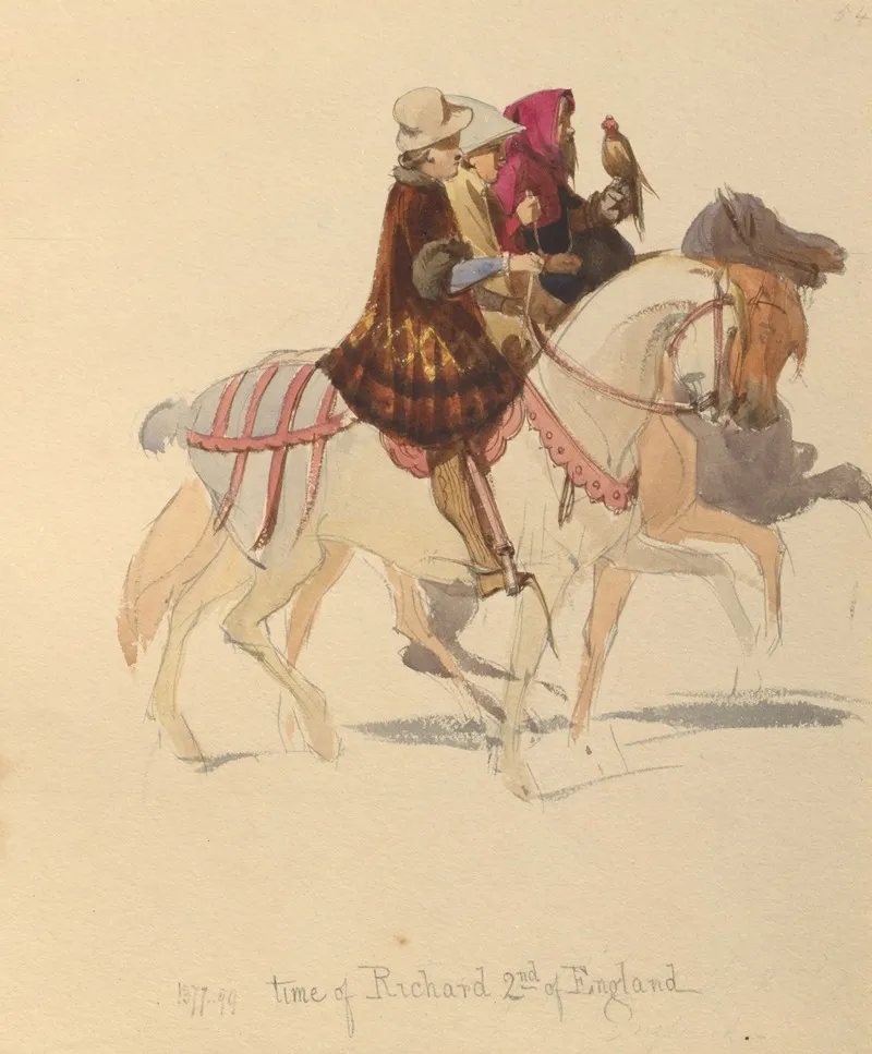 Sketches Of Costume Pl 119 Wall Art by John Richard Coke Smyth - High-Resolution Digital Print