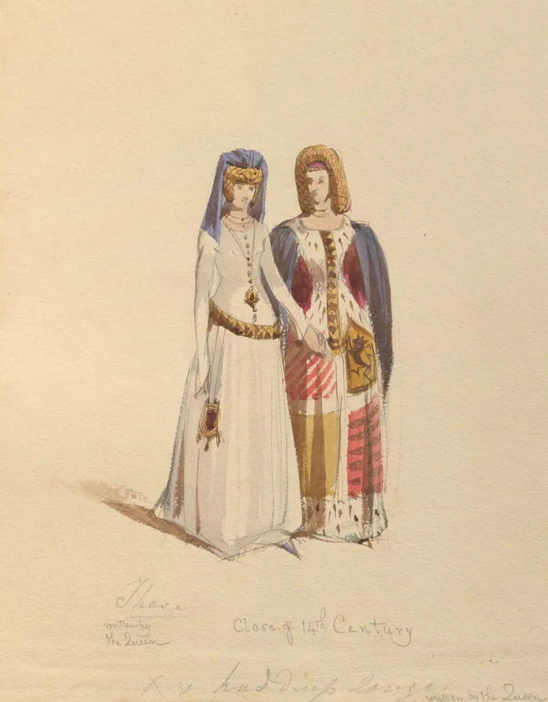 Sketches Of Costume Pl 124 Wall Art by John Richard Coke Smyth - High-Resolution Digital Print