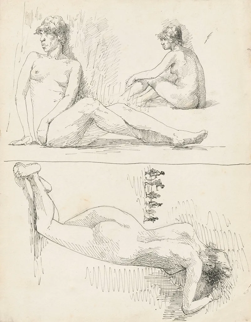 Sketches Of Female Nudes
